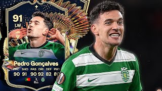 91 PEDRO GONCALVES TEAM OF THE SEASON PLAYER REVIEW FC 24