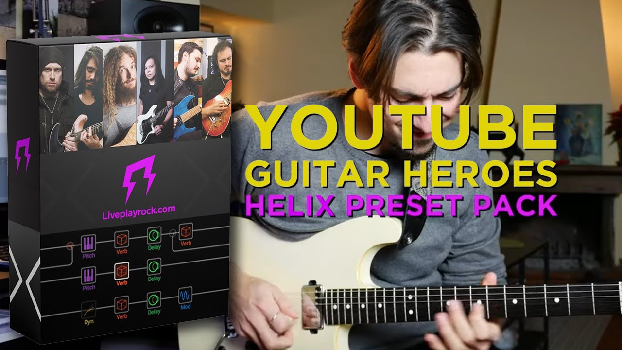 Line 6 Helix HX Stomp Lonestar  Guitar presets by Liveplayrock