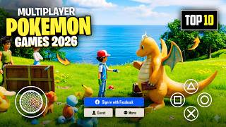Top 10 New Pokemon Games for Android 2026 | Open World Multiplayer Pokemon Games for Android screenshot 2