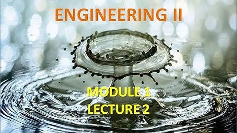Environmental Engineering II - Lecture 2 - Module 1