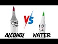 アルコール対水（マーカー）-どちらが最適ですか？..。
