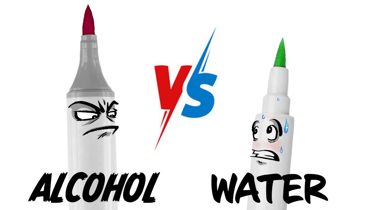 Alcohol vs Water Based Markers