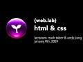 IAP 2024 Day 1 - Intro to HTML/CSS