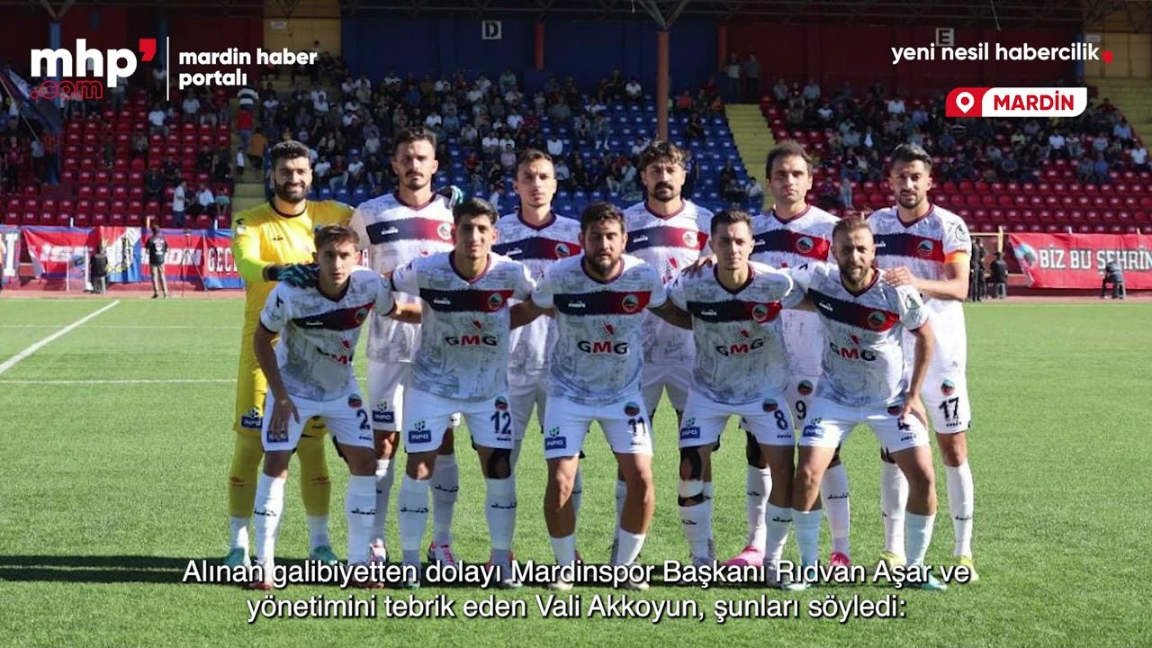 Vali Akkoyun, Mardinspor'u Yalnız Bırakmadı!