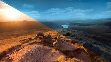 Day to Night - 3D Matte Painting (Parallax)