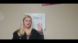 Algebra 1 PACE 1106 pg 1-5 help video