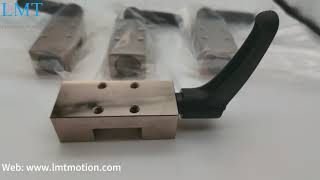 Manual Clamping Element with Elesa+Ganter Handle for 25mm HIWIN Linear Guide