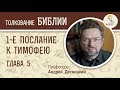 1-е Послание к Тимофею. Глава 5. Андрей Десницкий. Новый Завет