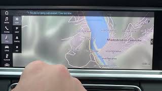 Full PORSCHE Panamera 4S – How to Set Navigation Destination Guide
