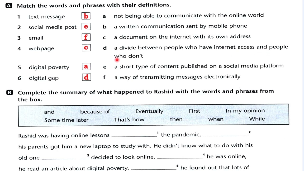 حل صفحة 32 و 33 نشاط انكليزي خامس اعدادي