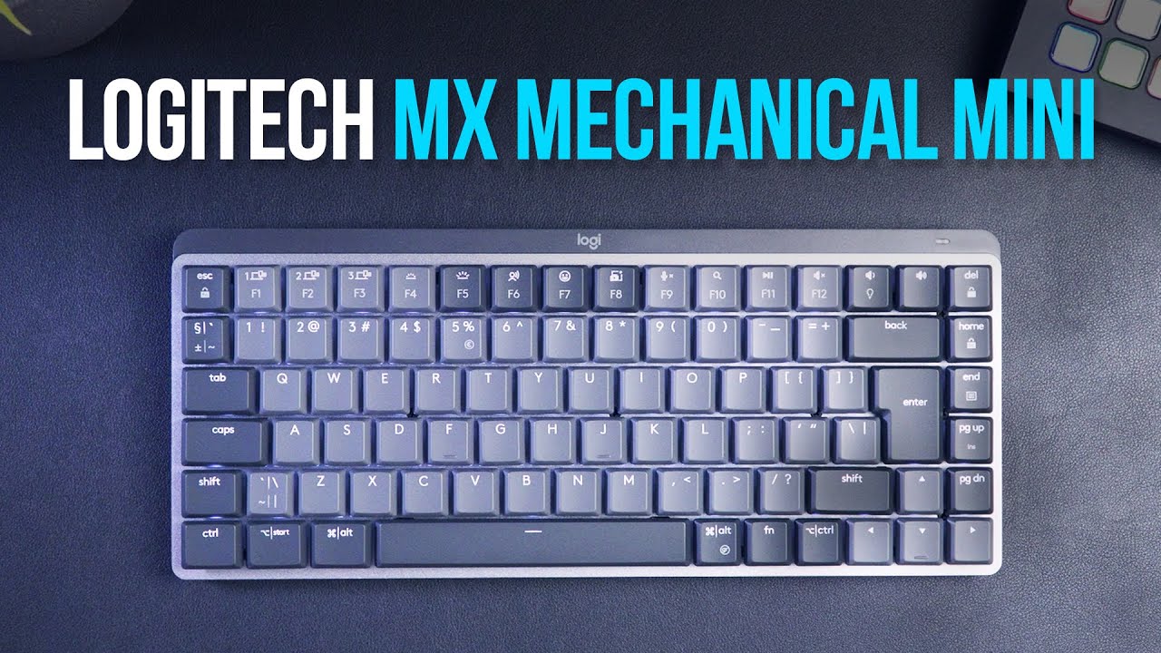 Logitech MX Mechanical Typing test 