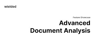 Feature Showcase - Advanced Document Analysis with AI