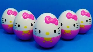 Hello Kitty Surprise Eggs! Unboxing 5 Eggs Surprise Hello Kitty For Kids For Baby Toys Mymilliontv