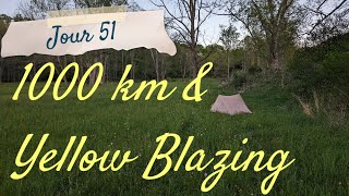 Jour 51👣🌳⛺️ 1000km & Yellow Blazing - Appalachian Trail 2024