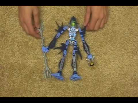 YouTube thumbnail: Bionicle Review: Glatorian Legends Kiina