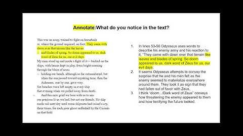 Annotation and Summary