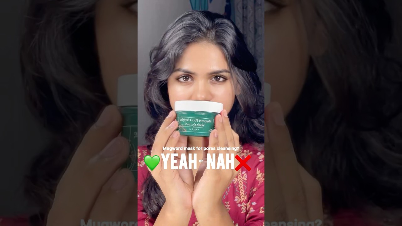 YEAH or NAH? Axis-Y Mugwort Mask Honest Review for Acne & Pores 💚 