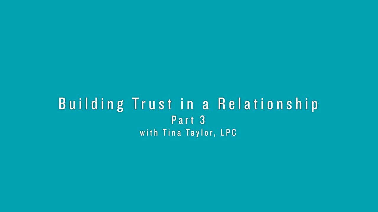 How To Build A Strong Relationship - Part 3 - YouTube