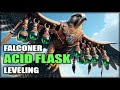 Last epoch falconer acid flask trapper leveling is a blast  rogue build progression guide