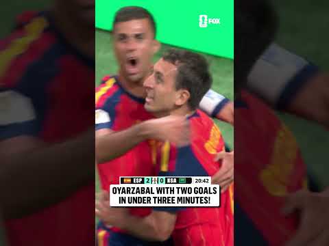 IT'S AN OYARZABAL BRACE IN UNDER 3 MINUTES 🇪🇸
