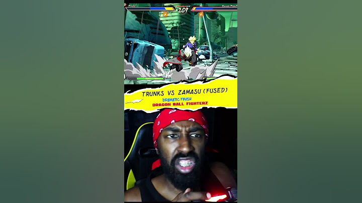 Trunks vs Zamasu Dramatic Finish! (Dragon Ball FighterZ)