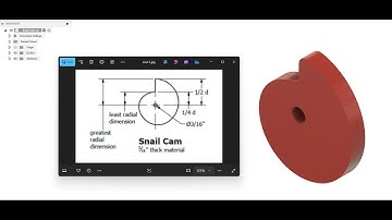PLTW IED - Activity 4.1.2 - Creating the Snail Cam for the Automata Box in Autodesk Fusion