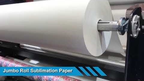 Jumbo Roll Ultra Light Sublimation Paper