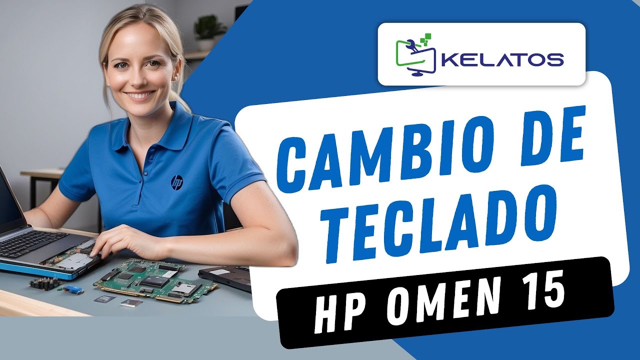 ¿Cómo cambiar el teclado de un HP Omen 15 con teclas que no funcionan?