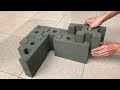 Diy  cement ideas tips  how to make molds and cast cement blocks easily