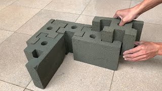 DIY - Cement Ideas Tips / How to make molds and cast cement blocks easily