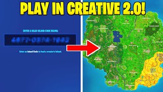 How To Play The OG MAP in FORTNITE CREATIVE 2.0! (Chapter 1 Map)