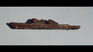 Sunken City Diorama Ep 1: REAL & Easy Rust for a Navy Ship