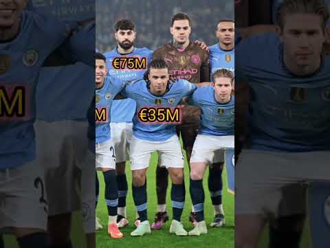 Manchester city Play-off Round 16 Champions League 2024/25 what is their Market Value?