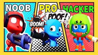 NOOB vs PRO vs HACKER in Shoot n Loot – Action RPG Battle game Gameplay All Levels screenshot 2