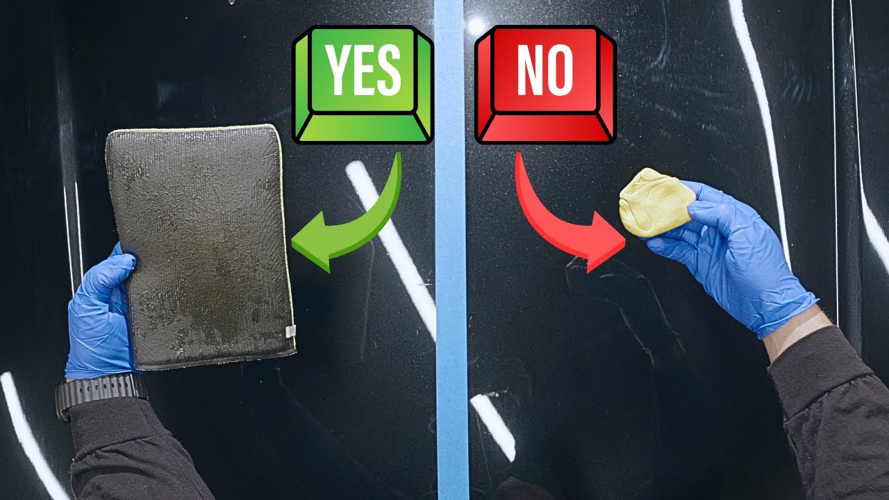 Synthetic Clay VS Traditional Clay Bar: Do They Scratch? - YouTube