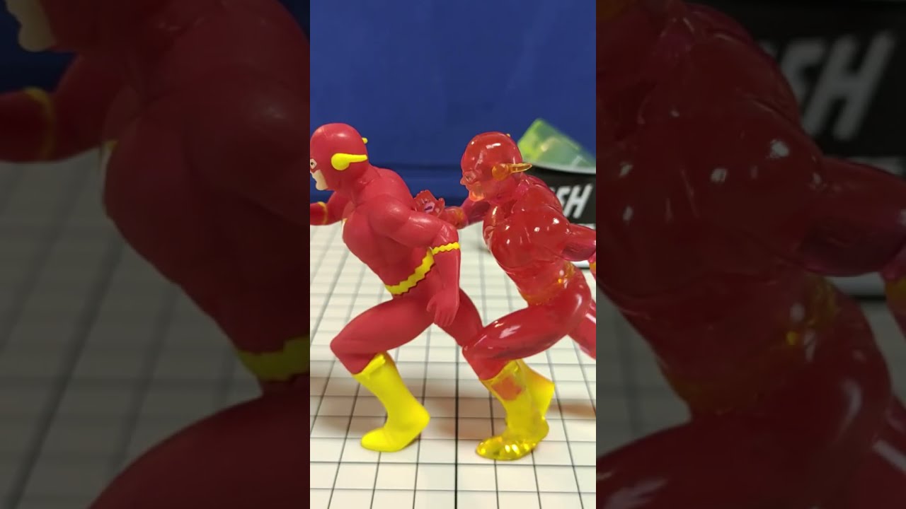 The FLASH SPEED FORCE FIGURE, a gacha gacha with a genius clear color