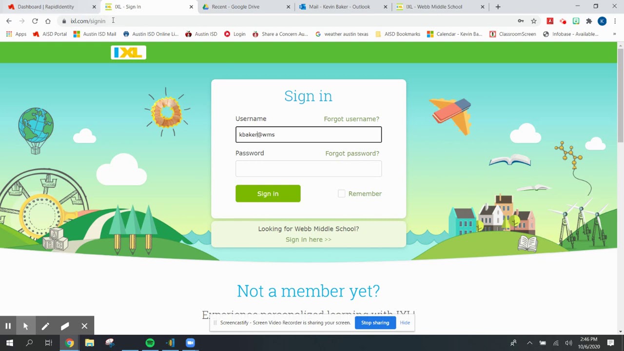 IXL Login YouTube