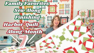 Brightly Sampler Quilt Finishing & Harbor Row Quilt Sun Block