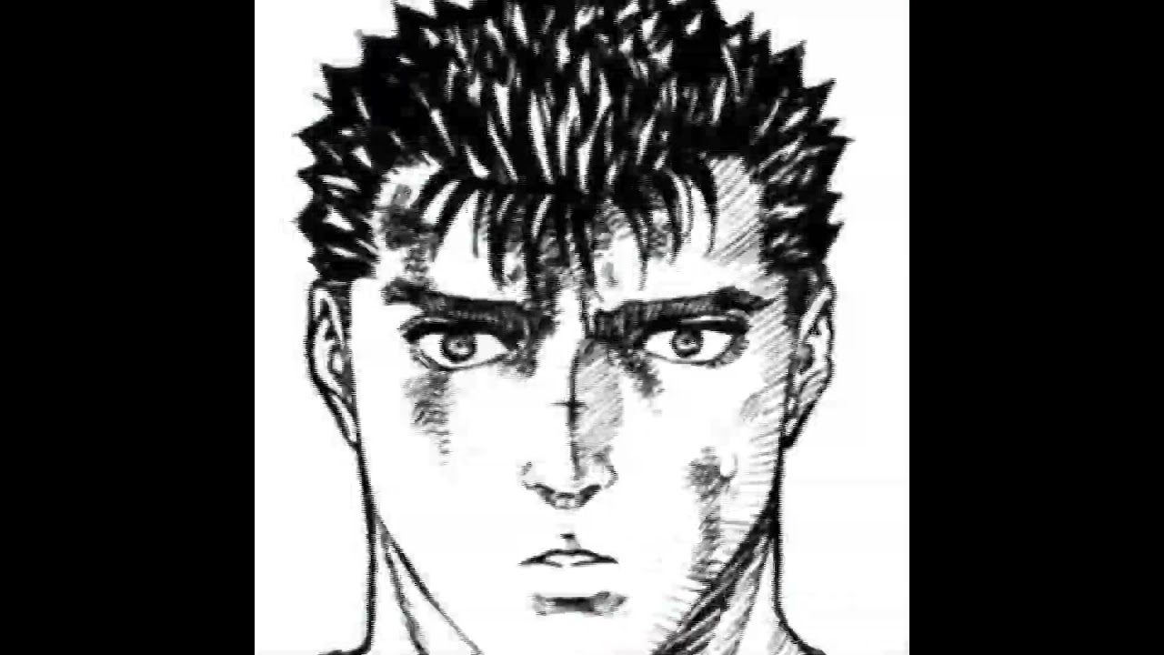 Guts evolution through out of Berserk Manga 