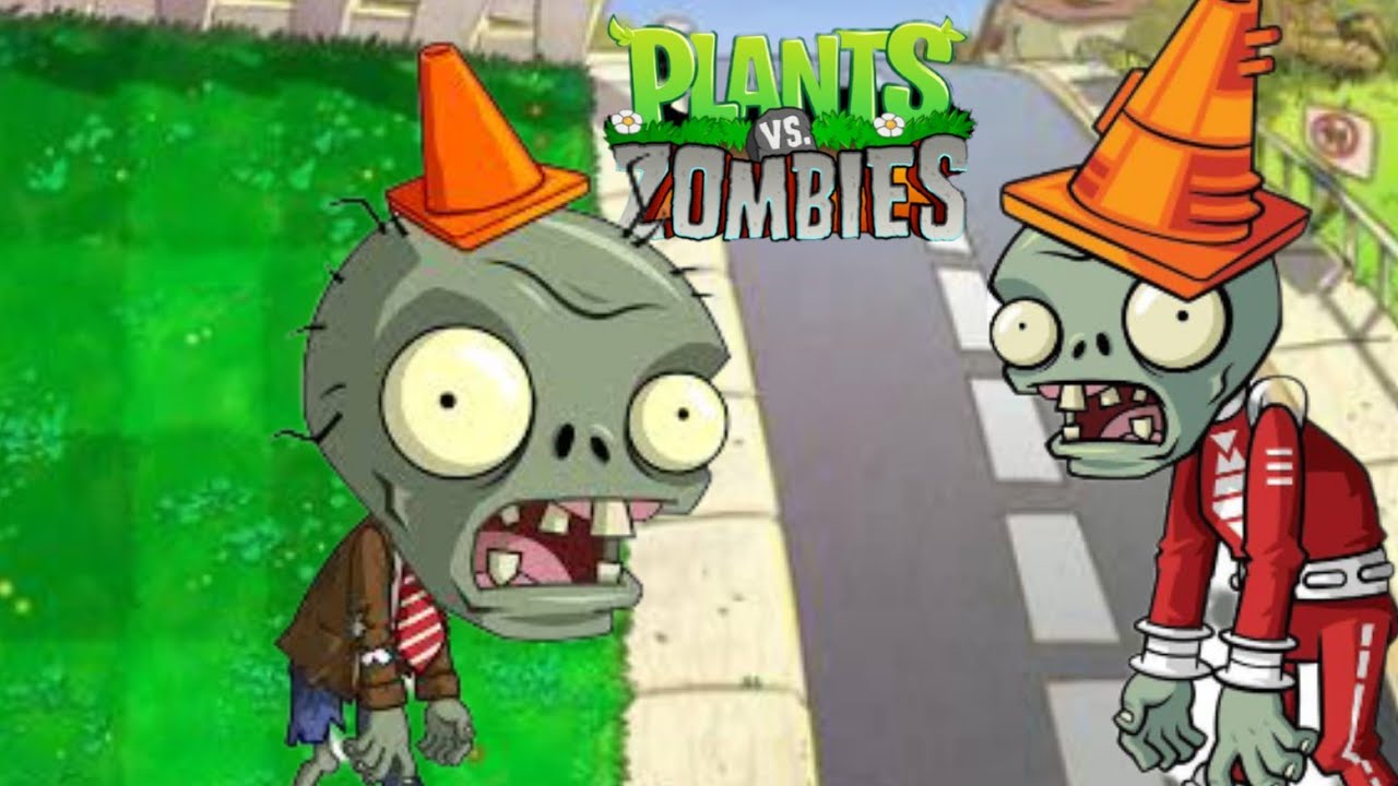 PvZ Challenge - Conehead Zombie Vs All Plant - Who will win? - YouTube