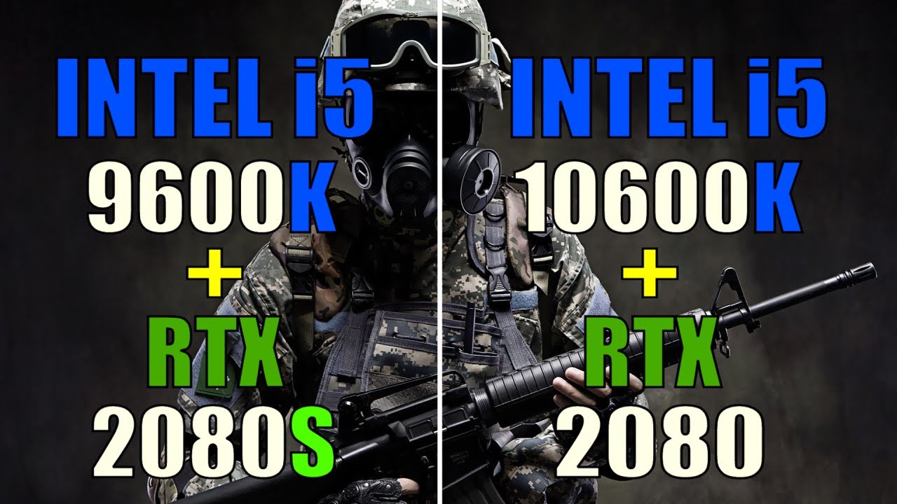 Udholde yderligere hente CORE i5 9600K + RTX 2080 SUPER vs CORE i5 10600K + RTX 2080 | PC GAMES TEST  | - YouTube