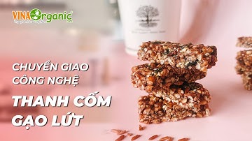 Chuyển giao công nghệ thanh cốm gạo lứt VinaOrganic