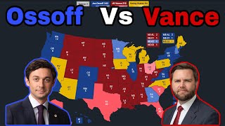 Jon Ossoff Vs JD Vance 2028 Presidential Election Prediction