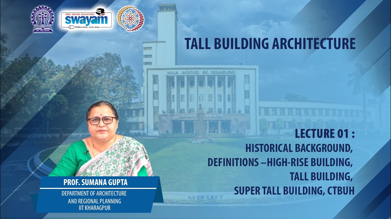 Lecture 01 : Historical background, Definitions –High-rise building, Tall building, Super tall..