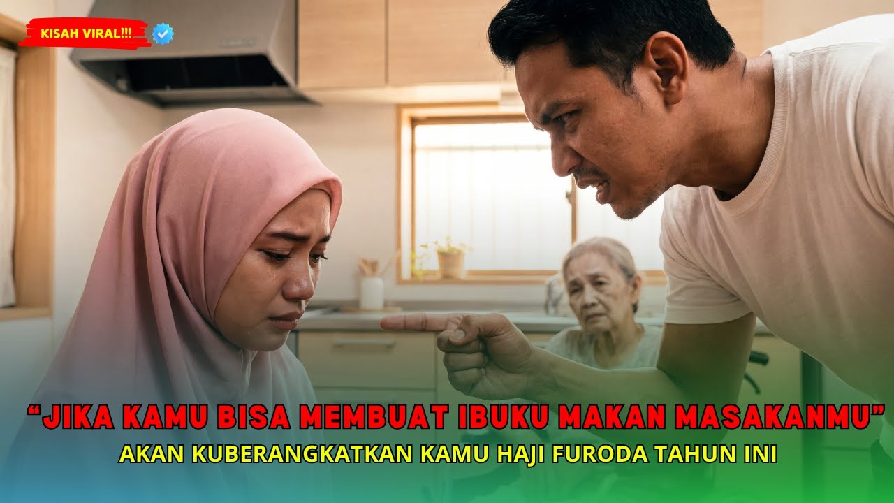 JIKA KAMU BISA MEMBUAT IBUKU MAKAN MASAKANMU, AKAN KUBERANGKATKAN KAMU HAJI FURODA TAHUN INI