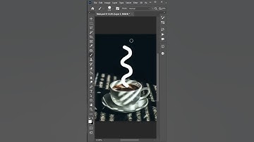 Simple way to add steam and vapour in #photoshop #photoshoptips #photoshoptutorial #coffee