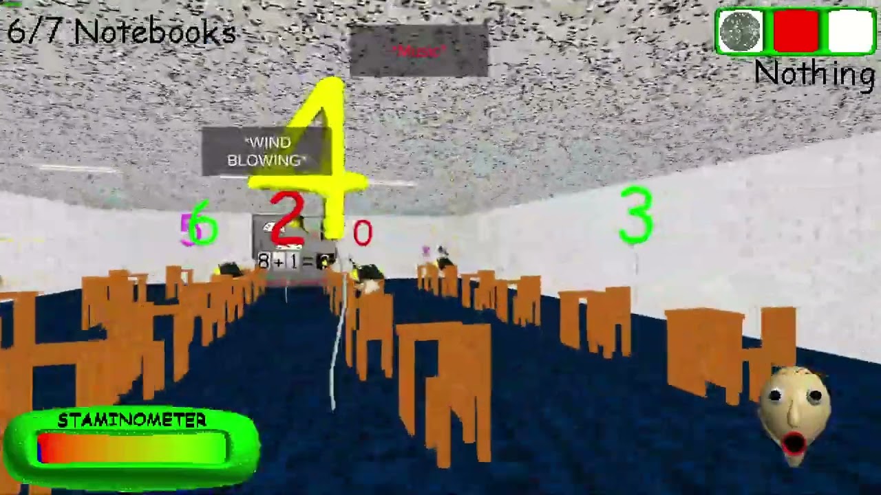 Baldi's Basics Classic Remastered demo style speedrun in 