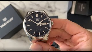 Unboxing: TAG Heuer Carrera 3 Hands 2021 - TAG Heuer Carrera Day-Date 41mm  - YouTube