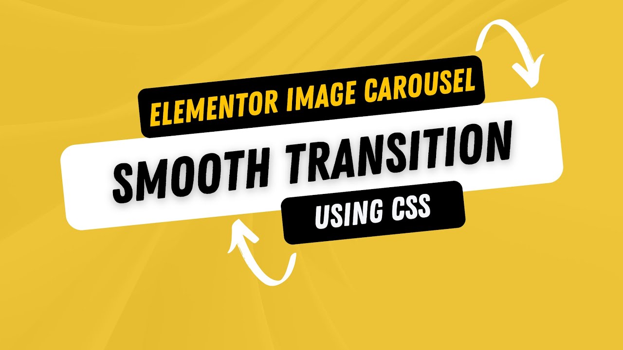 Simple Trick to Create SMOOTH Image Carousel in Elementor - YouTube