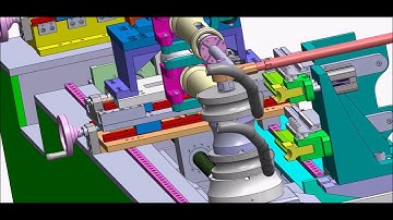 CNC TUBE BENDING MACHINE DESIGN IN CAD